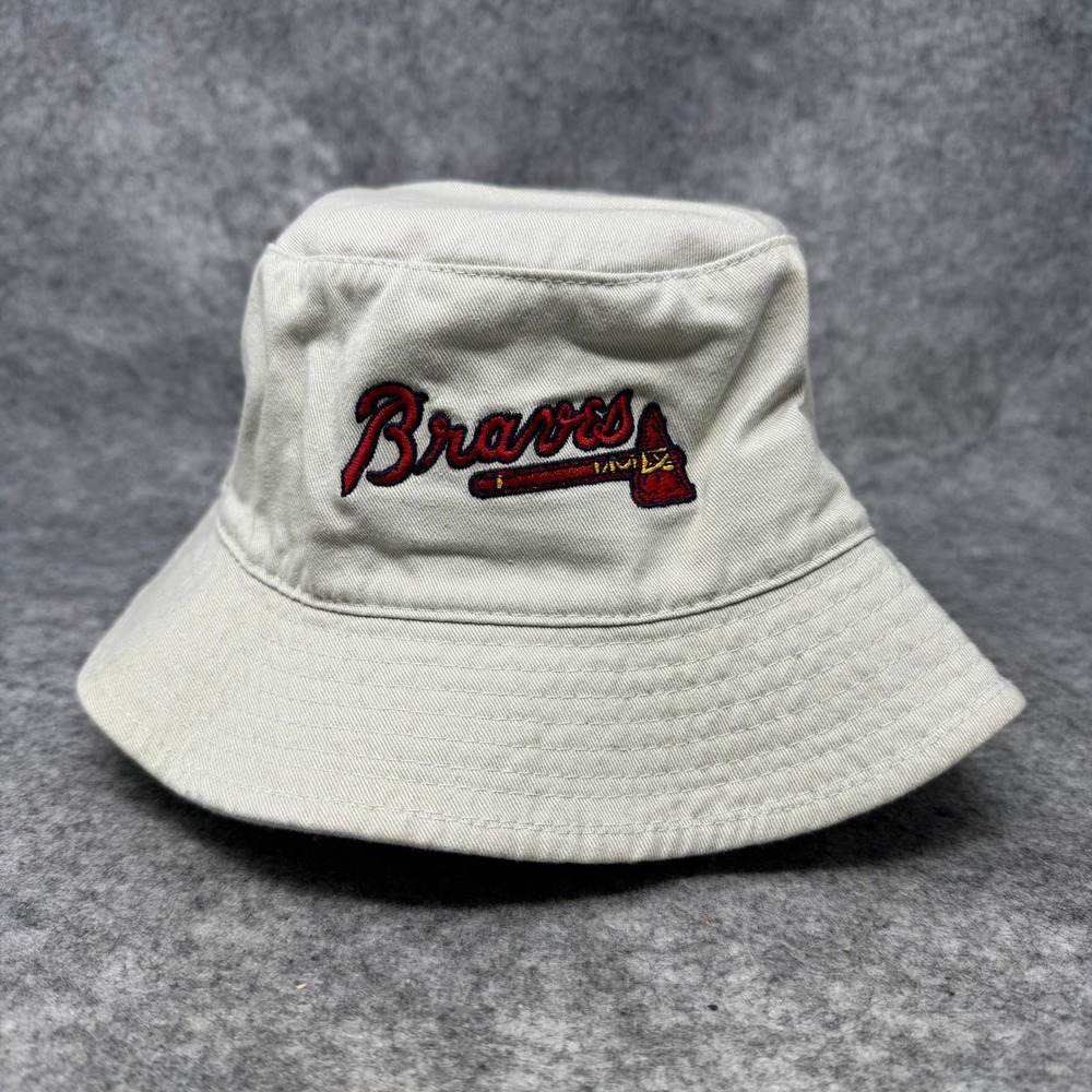 Atlanta Braves‎ MLB Baseball Bucket Hat American Needle Mens L/XL Vintage